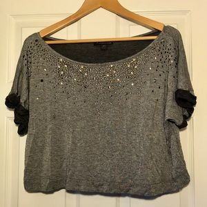 Forever 21 Off the Shoulder Crop Top • Size S